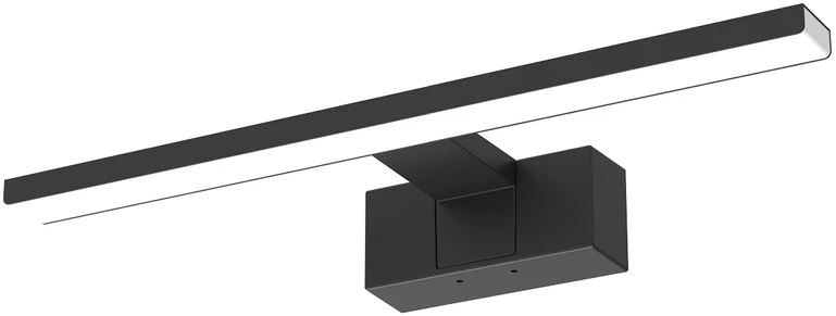 Sieninis šviestuvas 12W LED veidrodžio šviestuvas LUMIREFLECT, juodas, 4000K, IP44