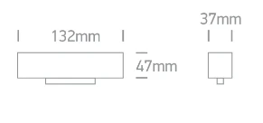 12W linijinis šviestuvas į magnetines sistemas ONELIGHT MAXI, juodas, 3000K, 42104B/B/W