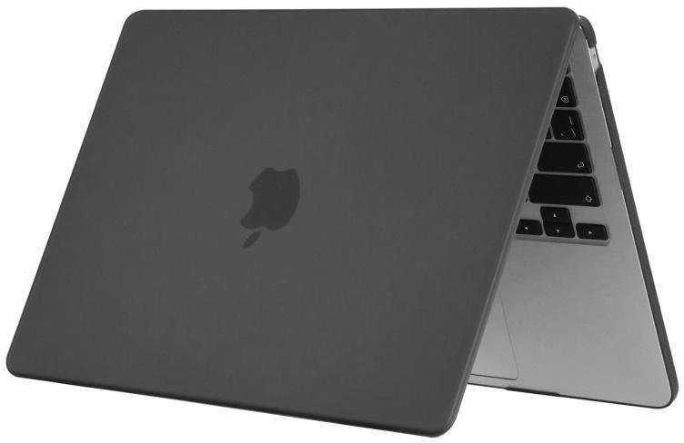 Tech-Protect SmartShell dėklas Apple MacBook Air 13" M2 / M3 / 2022-2024 – matinės juodos spalvos