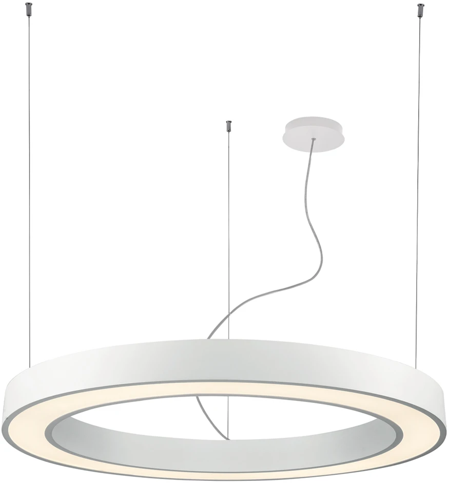 132W LED pakabinamas šviestuvas RING, baltas, 4000K, DALI, 3915-0018-4-W-D3
