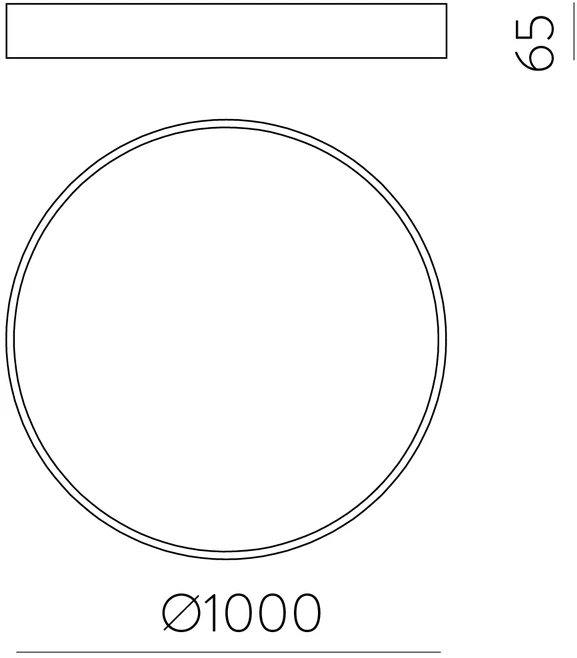 136W LED lubinis šviestuvas LONDON, baltas, 2700/3000/4000K, dimeriuojamas, P3760572BDT