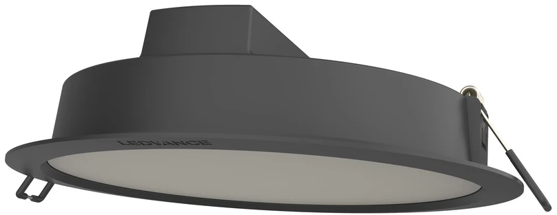 13W LED įleidžiama panelė DOWNLIGHT IP44 GEN2, juoda, 6500K, 100°