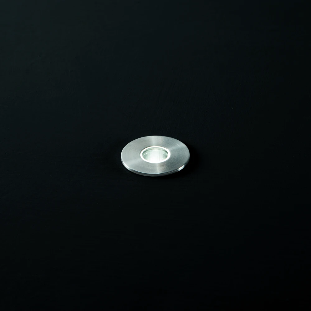 1,3W LED įleidžiamas į žemę lauko šviestuvas ROCKET, plieno sp., 4000K, IP67, 371061