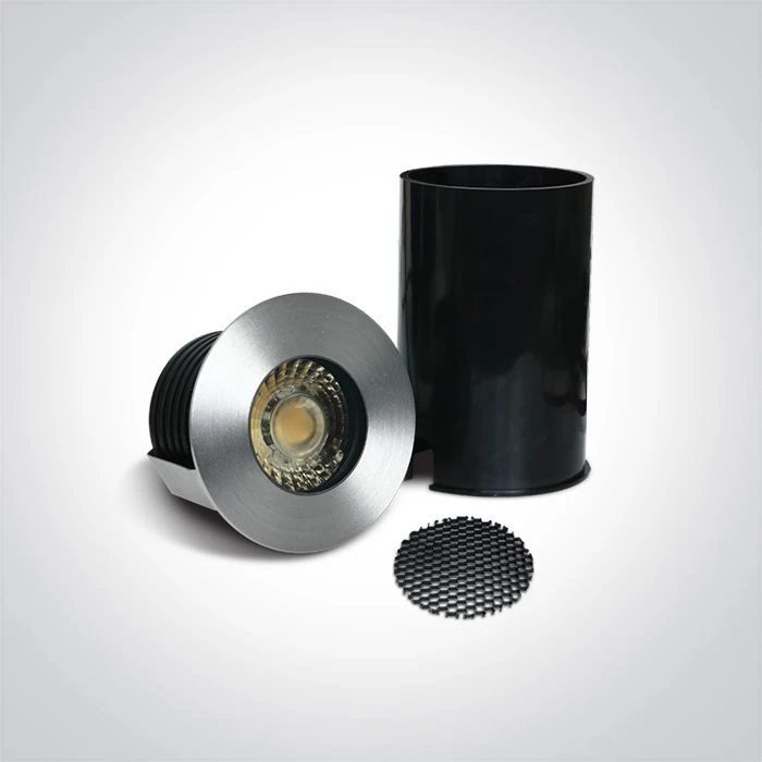 13W LED įleidžiamas į žemę šviestuvas, aliuminio sp., 3000K, 69052A/W