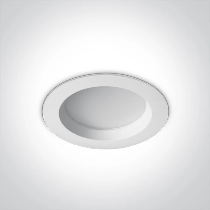 13W LED įleidžiamas šviestuvas, baltas, 3000K, 10113B/W/W