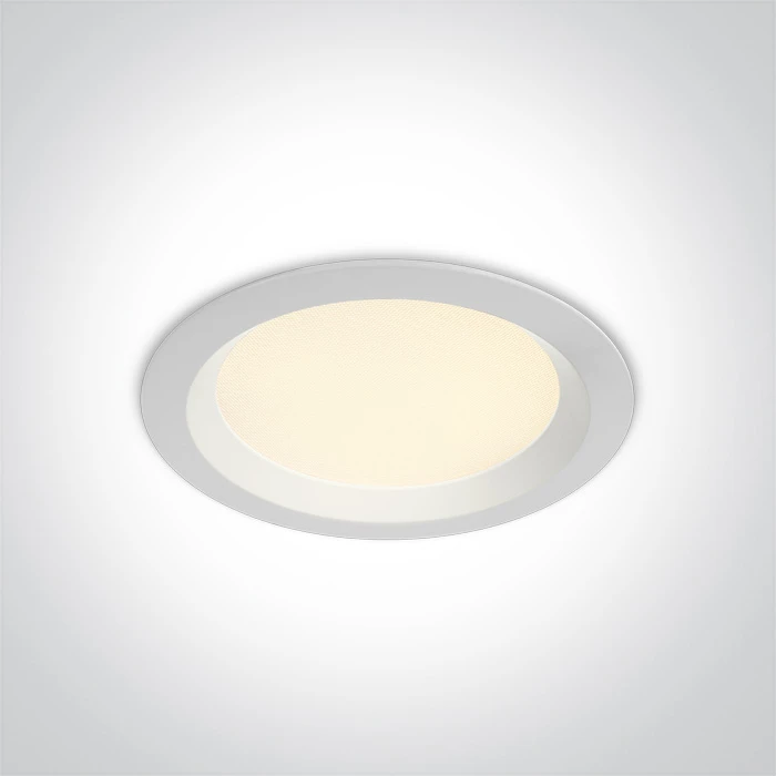 13W LED įleidžiamas šviestuvas, baltas, 3000-4000K-6000K, 10113UV/W/V