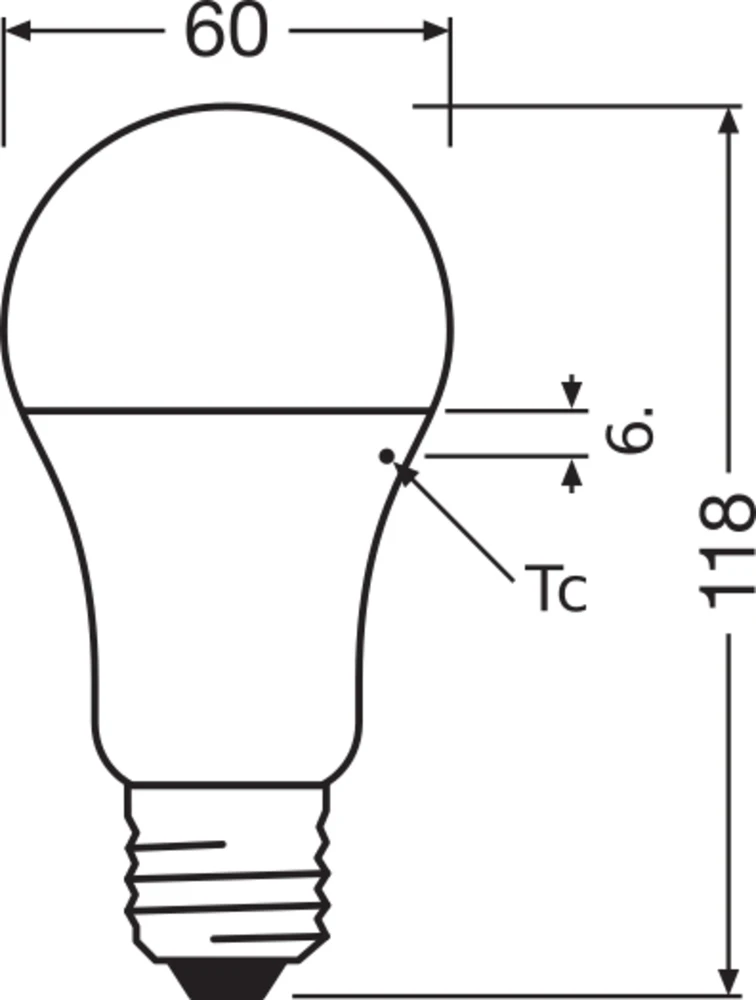 Ledvance 13W LED lemputė CLASSIC A, E27, baltos matinės sp., 4000K