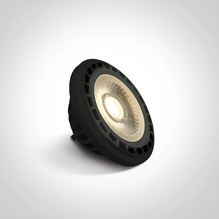 13W LED lemputė, GU10, juoda, 3000K, 7315GB/W/45