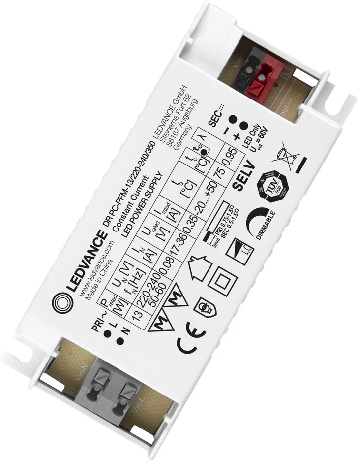 Ledvance 13W LED maitinimo šaltinis PHASE-CUT PERFORMANCE -13/220-240/350, dimeriuojamas