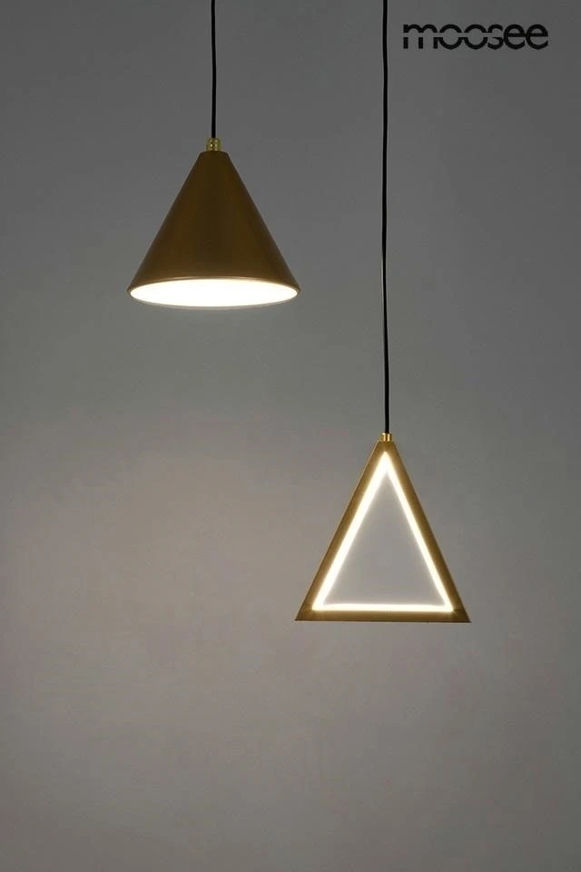 13W LED pakabinamas šviestuvas ACUSTICA, aukso sp., 3000K