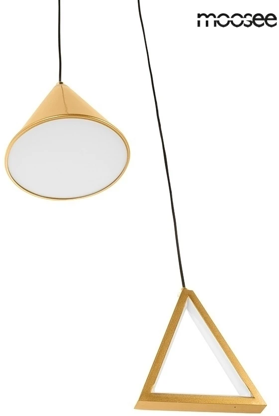 13W LED pakabinamas šviestuvas ACUSTICA, aukso sp., 3000K