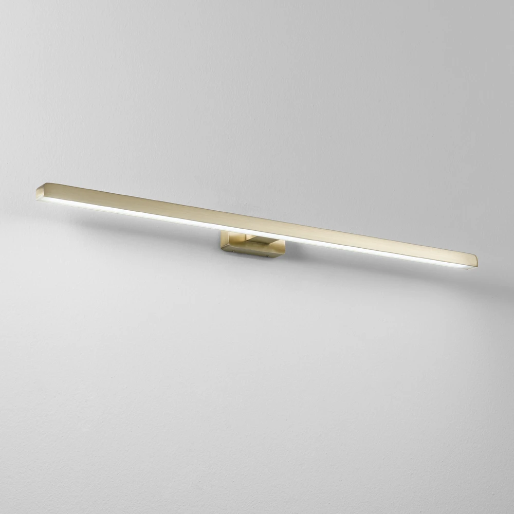Sieninis šviestuvas 13W LED sieninis vonios šviestuvas LANCER, aukso sp., 4000K