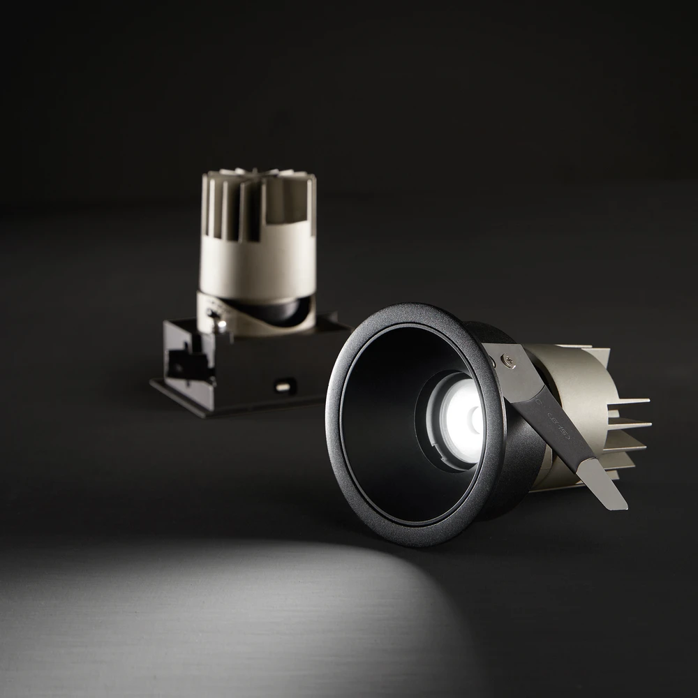 13W LED šviestuvo ZEUS kvadratinis rėmelis, juodas, 323534