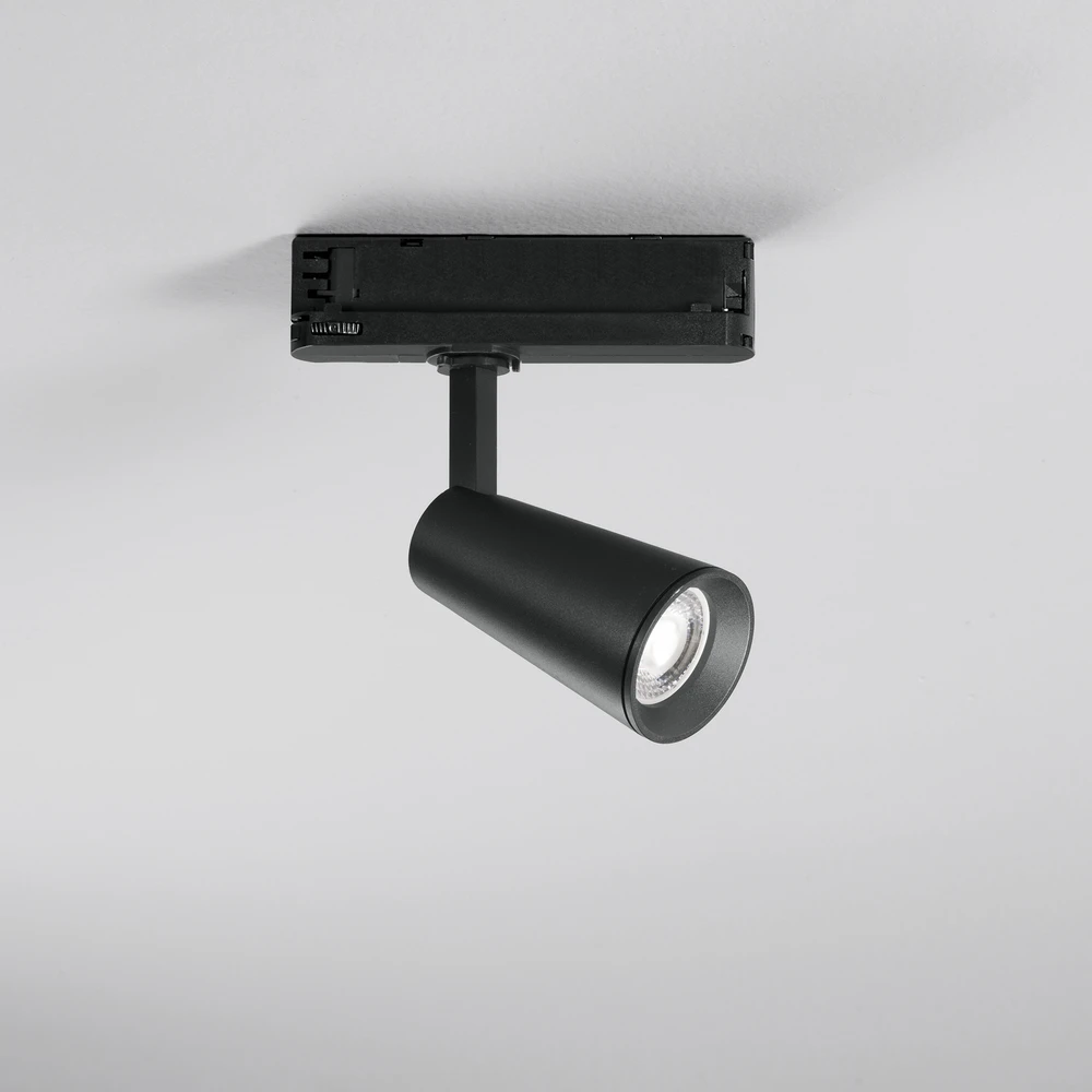 13W LED trifazis bėginis šviestuvas KONE, juodas, 3000K