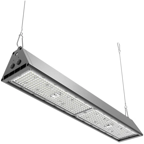 144/192/240W LED linijinis pramoninis šviestuvas NICO, juodas, 3000/4000/6000K, 60x90°, IP65