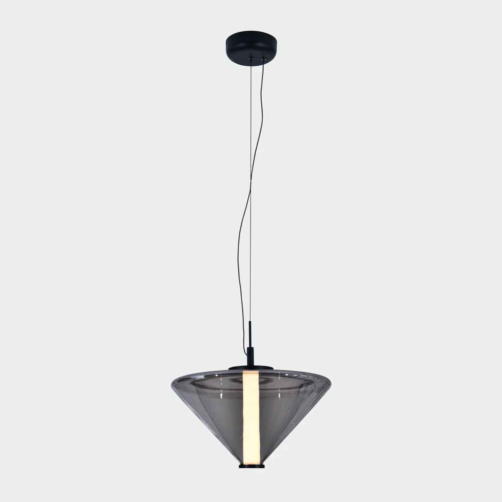 14,5W LED pakabinamas šviestuvas YARA, pilkos/dūmų sp., 2700K, C4012190FU
