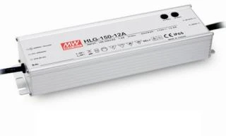150W impulsinis LED maitinimo šaltinis MEAN WELL, 24V, 10A, valdomas, PFC, IP67