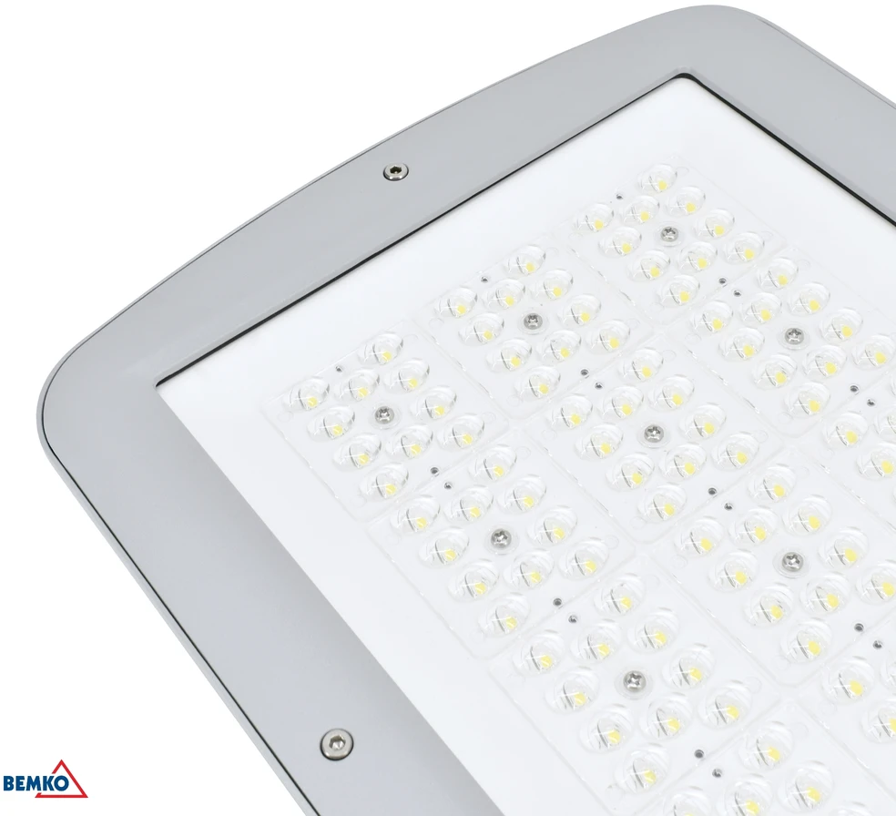 150W LED gatvės šviestuvas AVENUE, šviesiai pilkas, 4000K, IP66, 150°x78°