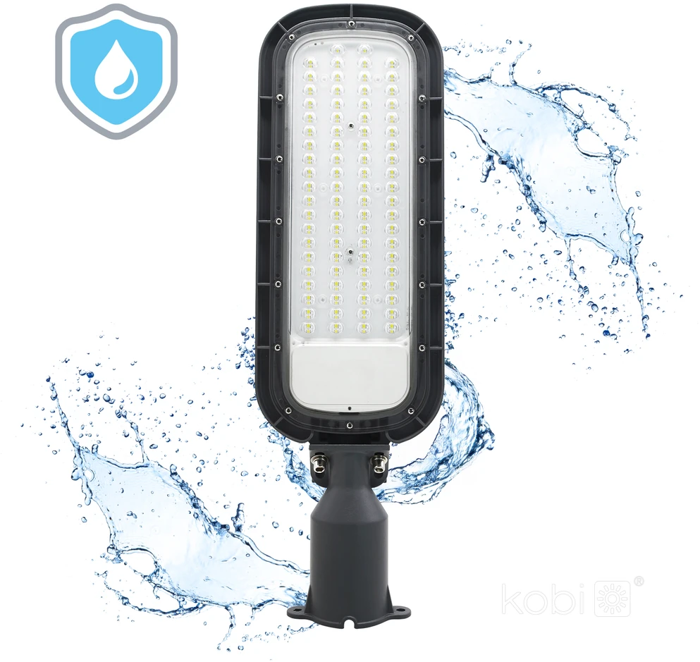 150W LED gatvės šviestuvas BRELUXO, pilkas, 4000K, IP65