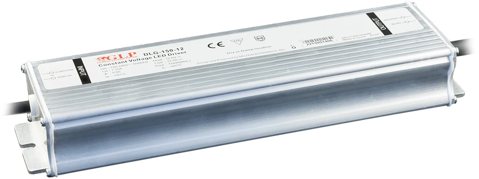150W LED Maitinimo šaltinis DELTA 12V IP67