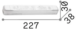 150W LED maitinimo šaltinis linijinei sistemai DEVA, 332628