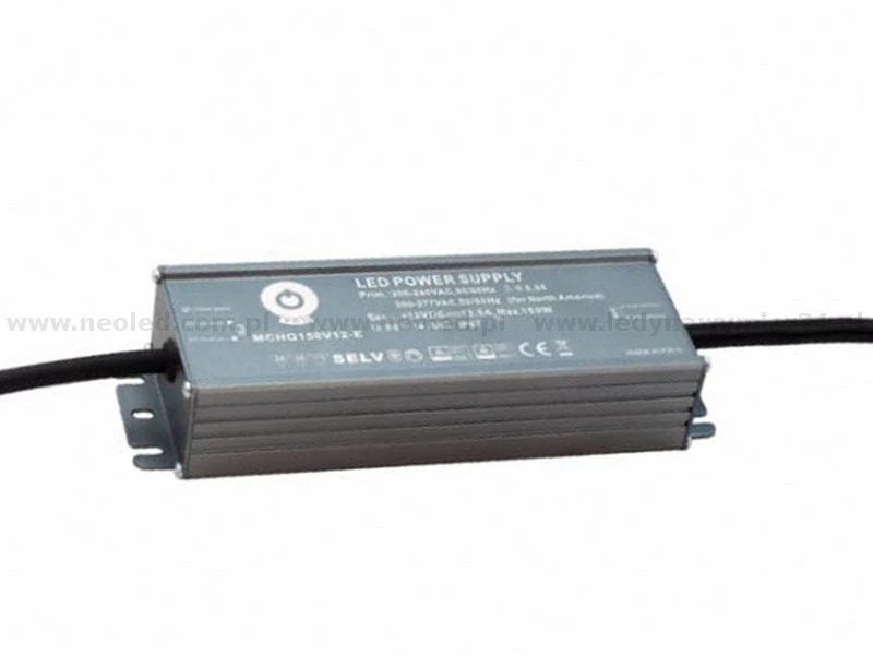 150W LED Maitinimo šaltinis MCHQ 12V IP67
