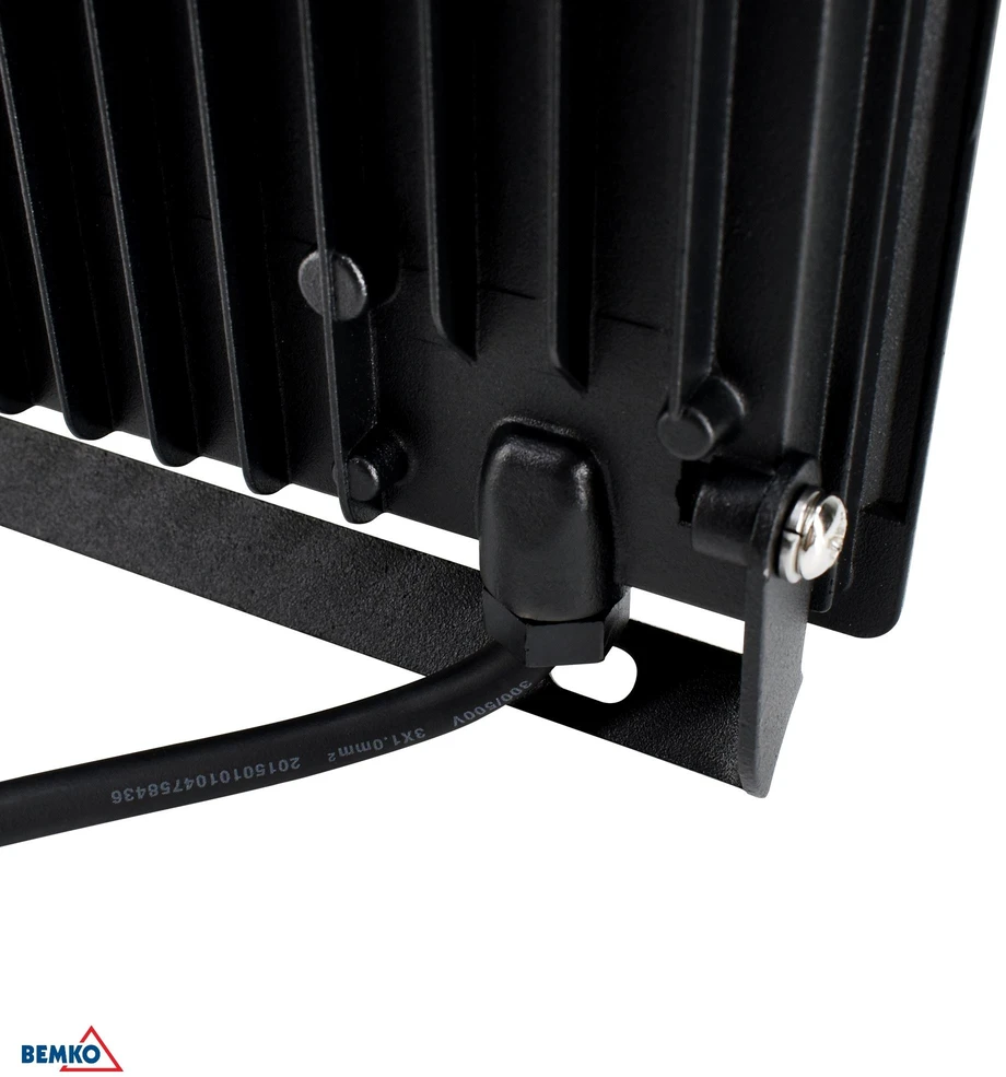 CLV 150W LED prožektorius KASTEL, juodas, 4000K, IP65