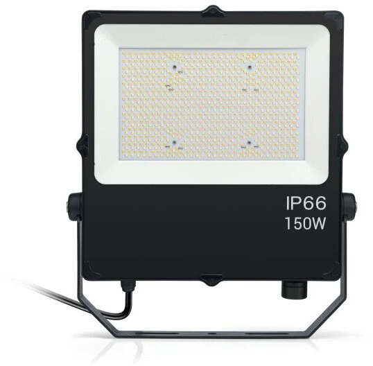 150W LED prožektorius OPTONICA, juodas, 3000-6000K, IP66, IK08