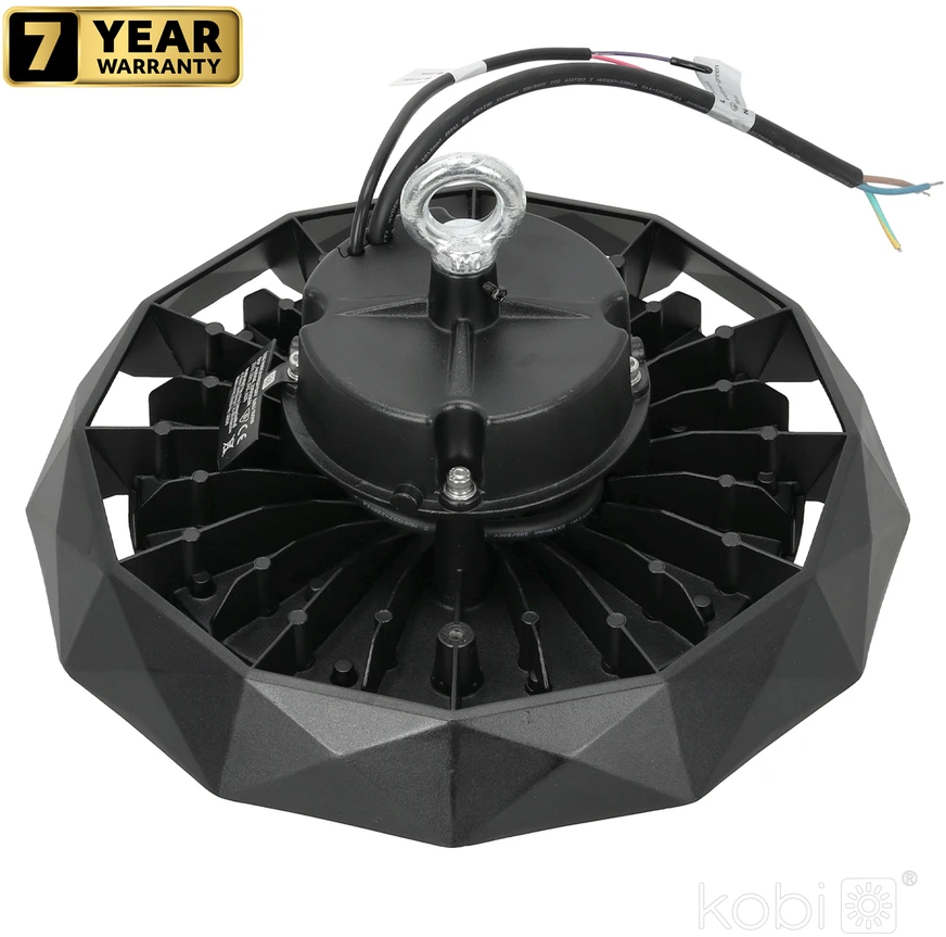 150W LED UFO šviestuvas ANICA, juodas, 4000K, IP65, DALI