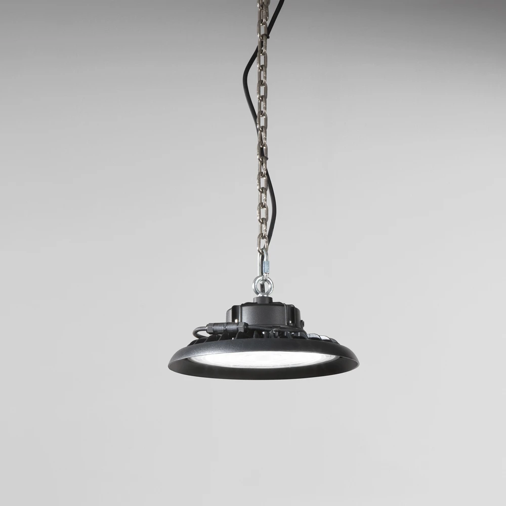 150W LED UFO šviestuvas AVATAR, juodas, IP65