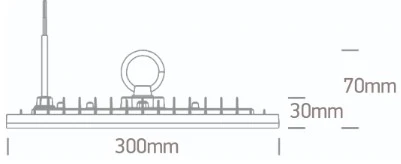 150W LED UFO šviestuvas, juodas, 4000K, IP65, 63150NA/C