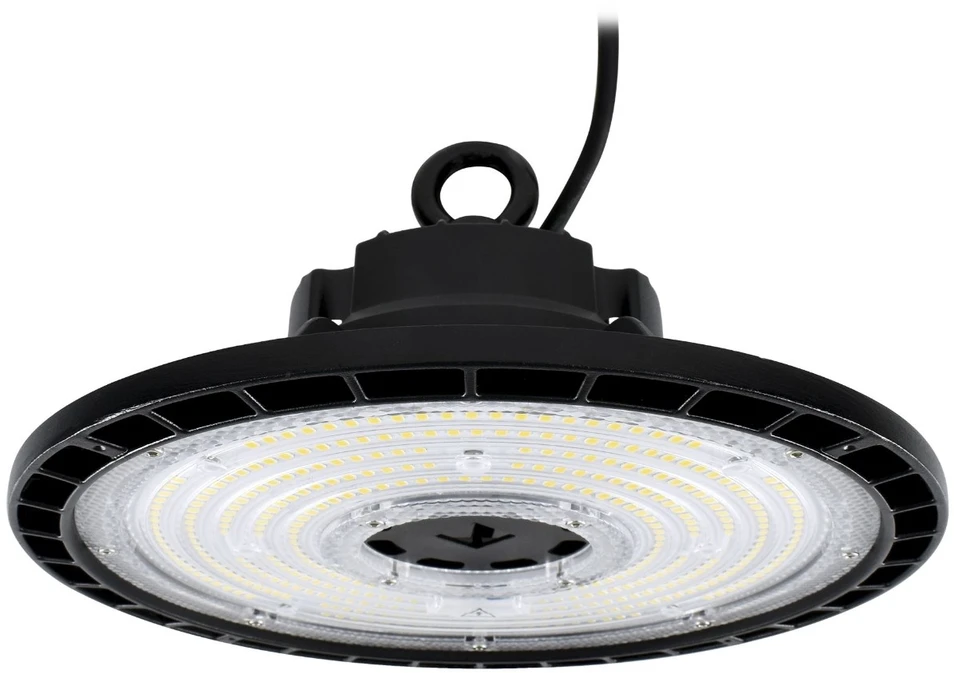 Bemko 150W LED UFO šviestuvas PARIT, juodas, 4000K, IP65, DALI