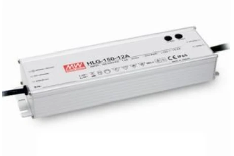 151W impulsinis maitinimo šaltinis Mean Well, 48V, PFC, IP67, rezistorinis valdymas