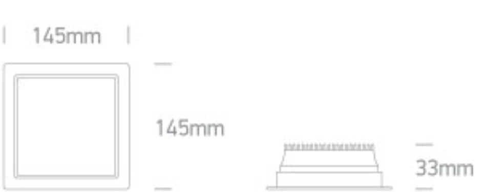 15W įleidžiamas šviestuvas, baltas, 3000/4000/6000K, IP44, 50115UV/W/V