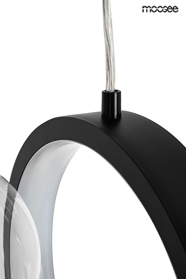 15W LED + 10xG9 pakabinamas šviestuvas ALURE LINE 120, juodas, 3000K, lemputės parduodamos atskirai