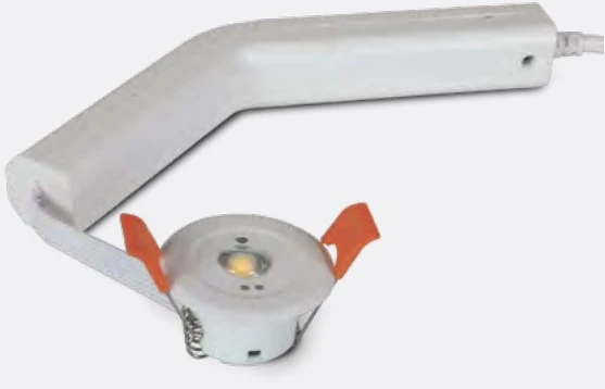 1,5W LED įleidžiamas avarinis šviestuvas, baltas, avariniu režimu gali veikti iki 3h, 89002B