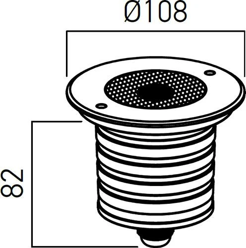 15W LED įleidžiamas į žemę šviestuvas XGROUND, plieno sp., 4000K, IP67