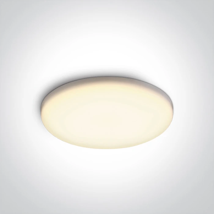 15W LED įleidžiamas šviestuvas, baltas, 3000K, 10115CF/W