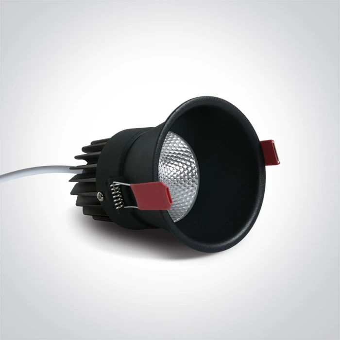15W LED įleidžiamas šviestuvas, juodas, 3000K, 10115FD/B/W
