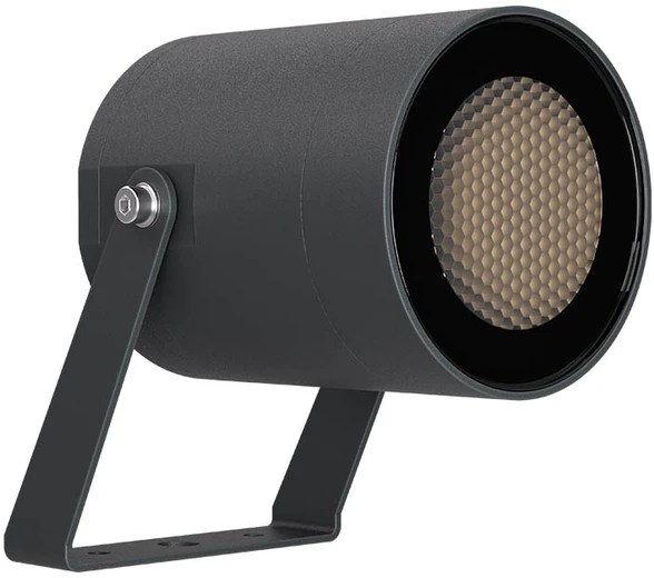 15W LED įsmeigiamas lauko šviestuvas - prožektorius XROCK, tamsiai pilkas, 3000K, dimeriuojamas, IP65, RK04WW DG