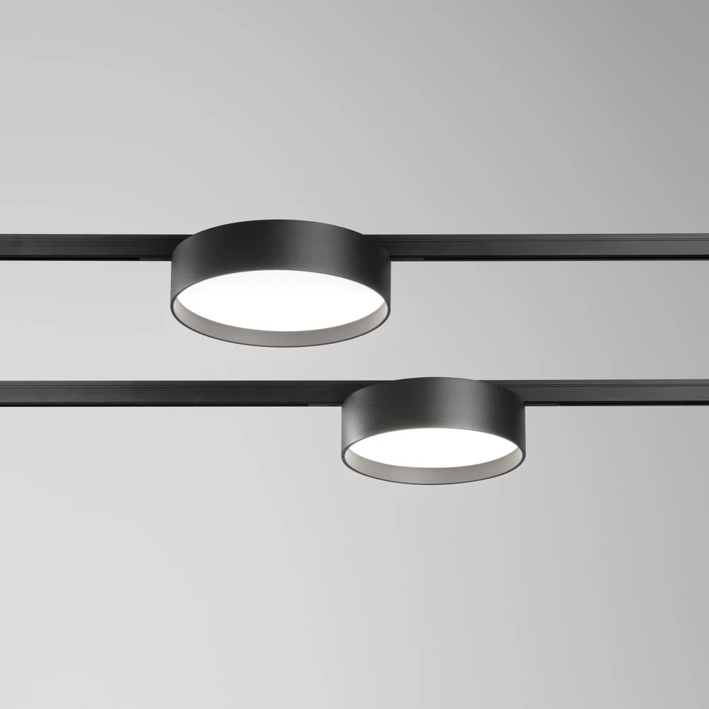 15W LED linijinės sistemos šviestuvas DEVA, juodas, 4000K, 370057