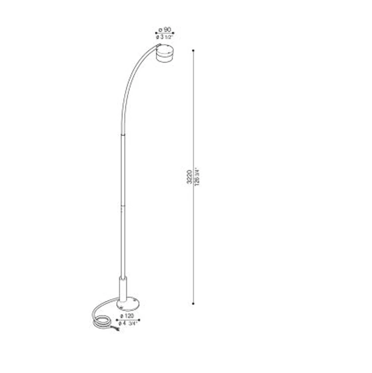 15W LED pastatomas lauko šviestuvas HASTA R, tamsiai pilkas, 3000K, dimeriuojamas