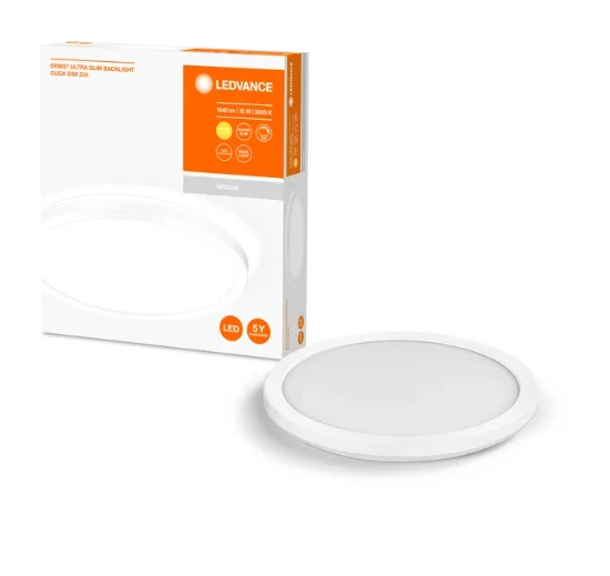 Sieninis šviestuvas Ledvance 15W LED plafonas ORBIS, baltas, 3000K, dimeriuojamas