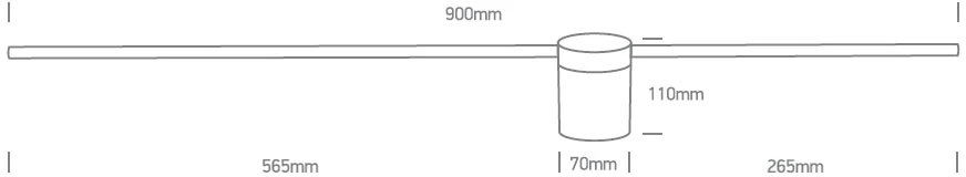 15W LED reguliuojamas sieninis šviestuvas, baltas, 3000K, 65148B/W/W