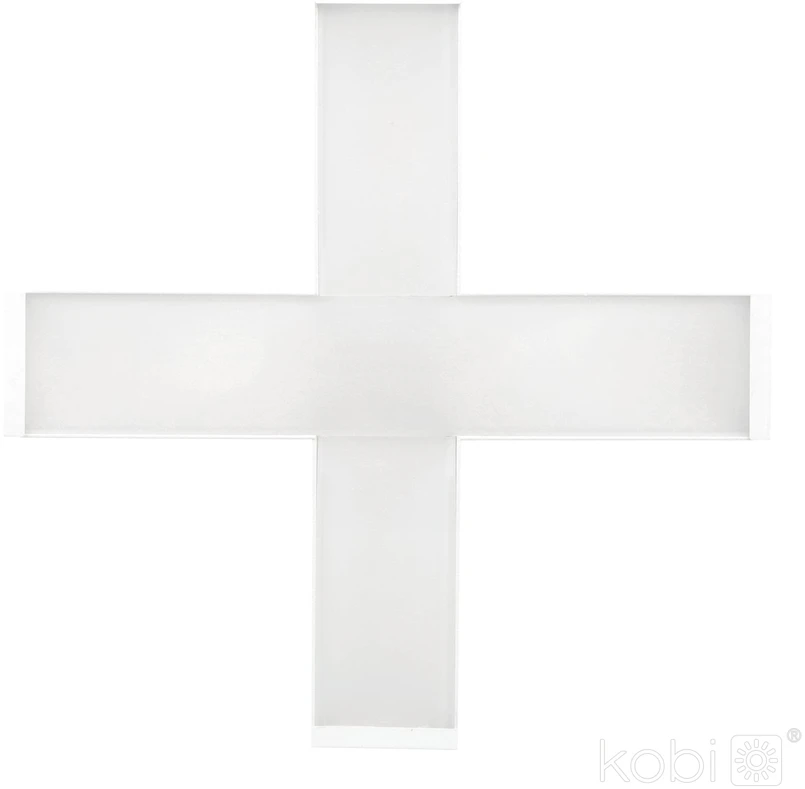 15W Linijinio šviestuvo KOLINE K2 X formos sujungimas, baltas, 3000/4000/6500K