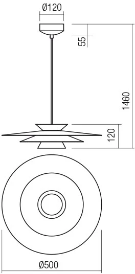 16,5W LED pakabinamas šviestuvas FARGO, žalios/baltos sp., 3000K, 01-3002