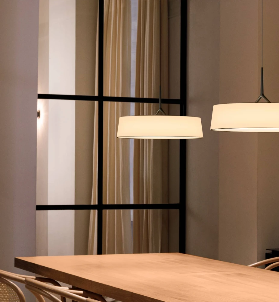 16,7W LED pakabinamas šviestuvas DAMA, smėlio sp., 2700K, DALI, paviršinio montavimo