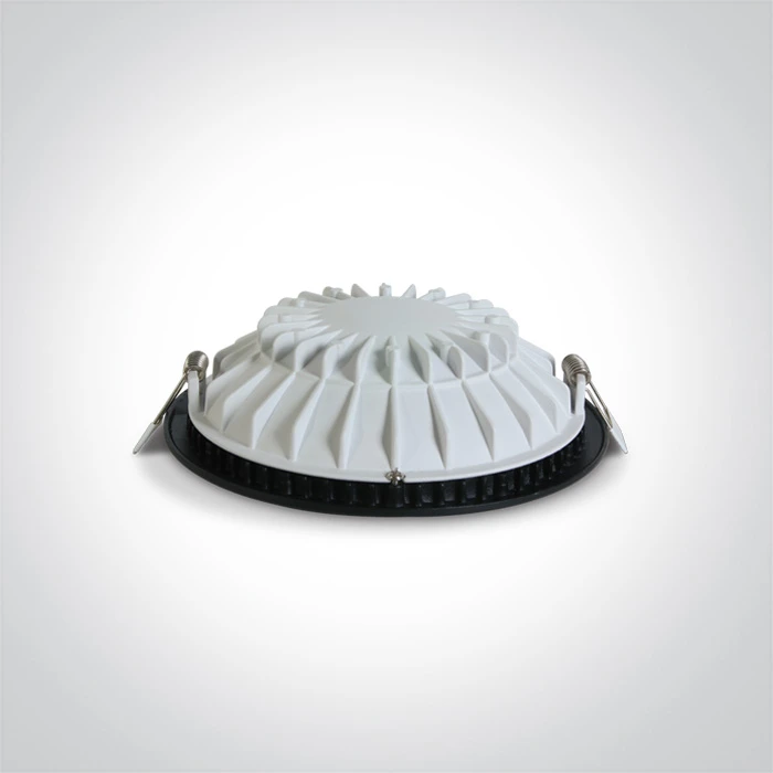16W LED įleidžiamas šviestuvas, juodos/žalvario sp., 3000K, 10116FD/B/BS