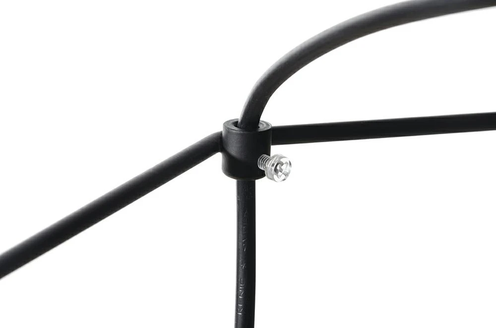 16W LED pakabinamas šviestuvas FLUSSO 8, juodas, 3000K