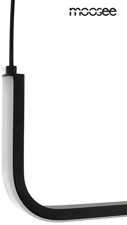 16W LED pakabinamas šviestuvas SHAPE 90, juodas, 3000K